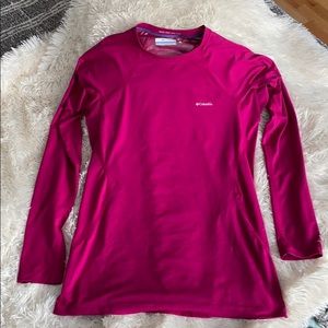 Columbia Omni-Heat Long Sleeved Shirt Pink L